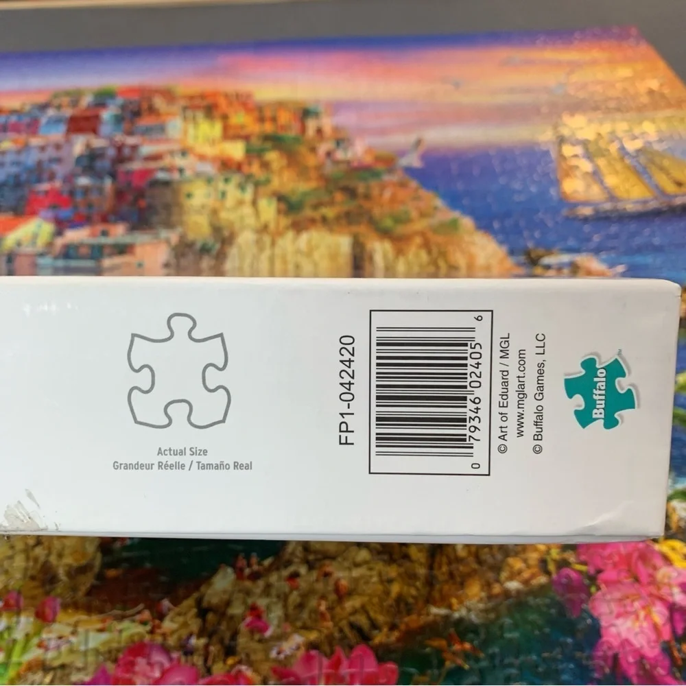 BUFFALO 1500 piece jigsaw puzzle, La Bella Vita. Complete!